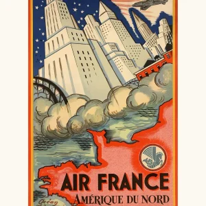 AFFICHE AIR FRANCE A020